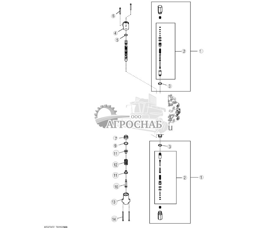 Контур клапана с электрогидравлической вспомогательной секцией, клапан погрузчика - ST739218 483.jpg